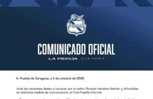 Club Puebla acusa a Ricardo Henaine de recurrir a tácticas de extorsión