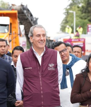 Arranca Pepe Chedraui rehabilitación vial en San Francisco Totimehuacan