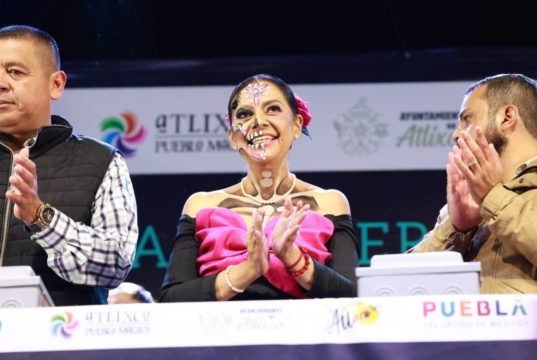 Atlixco inaugura con éxito el Festival Internacional Valle de Catrinas; Ariadna Ayala comparte el mapa (Fotos)