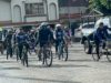 A pesar de la llovizna, buena respuesta a la rodada con rumbo en San Andrés Cholula