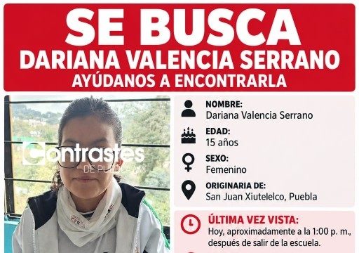 Localizan sin vida a Dariana Valencia, desaparecida en Xiutetelco