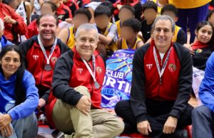 Acompaña Pepe Chedraui a jóvenes basquetbolistas en la final estatal de la Liga Telmex-Telcel 2026