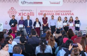 Pepe Chedraui impulsa la instalación de captadores pluviales en más de 100 escuelas públicas de Puebla