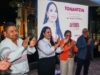 Tonantzin Fernández acude a Informe en Zacapechpan