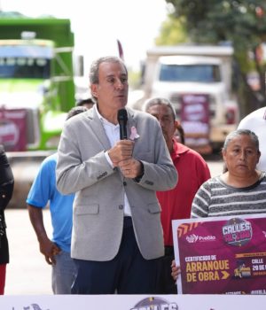 Encabeza Pepe Chedraui trabajos de rehabilitación vial en San Baltazar Campeche