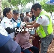 Atienden a turista lesionada por rama en “Catrineras 2026”