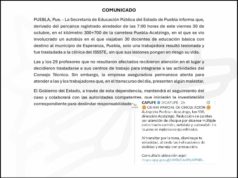 Accidente en la Puebla-Acatzingo deja una docente lesionada; viajaban 30 profesores