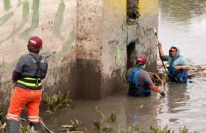 Gobierno de Pepe Chedraui, mantiene limpieza en vasos reguladores ante las lluvias registradas en Puebla