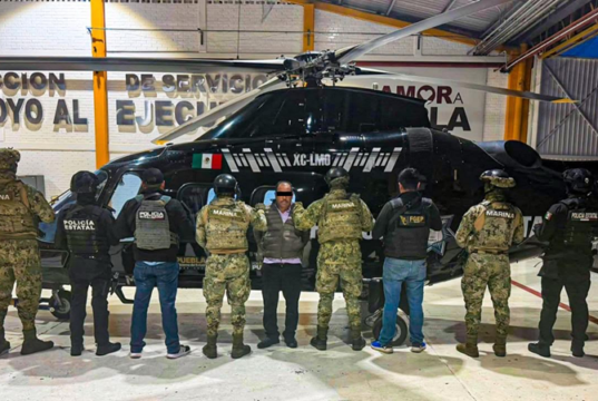 Marina, SSP y FGE detienen a Juan Lira “El Moco” en Zacatlán